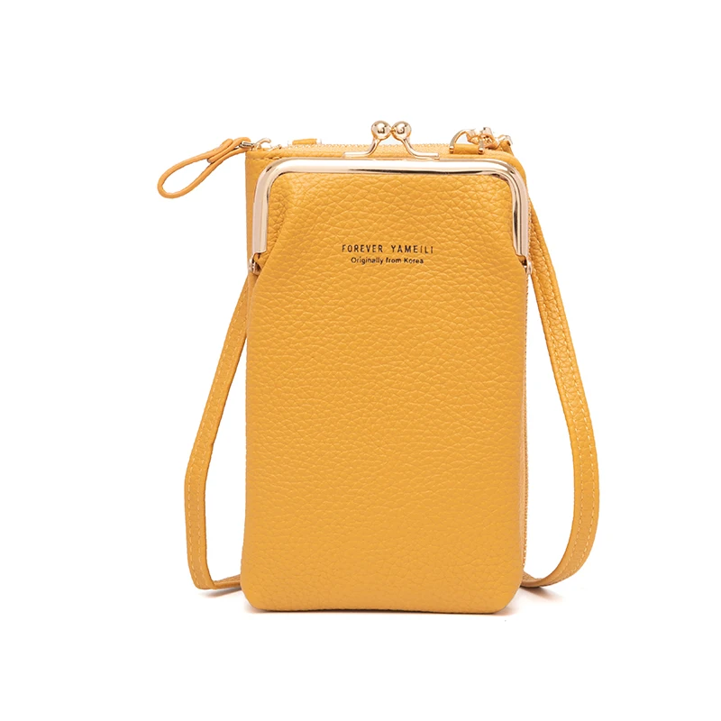

Newest Fashion Wallet Credit Card Holder Women/Girl Clutch Wallet Bag Phone Pu Leather Sling Bag Crossbody