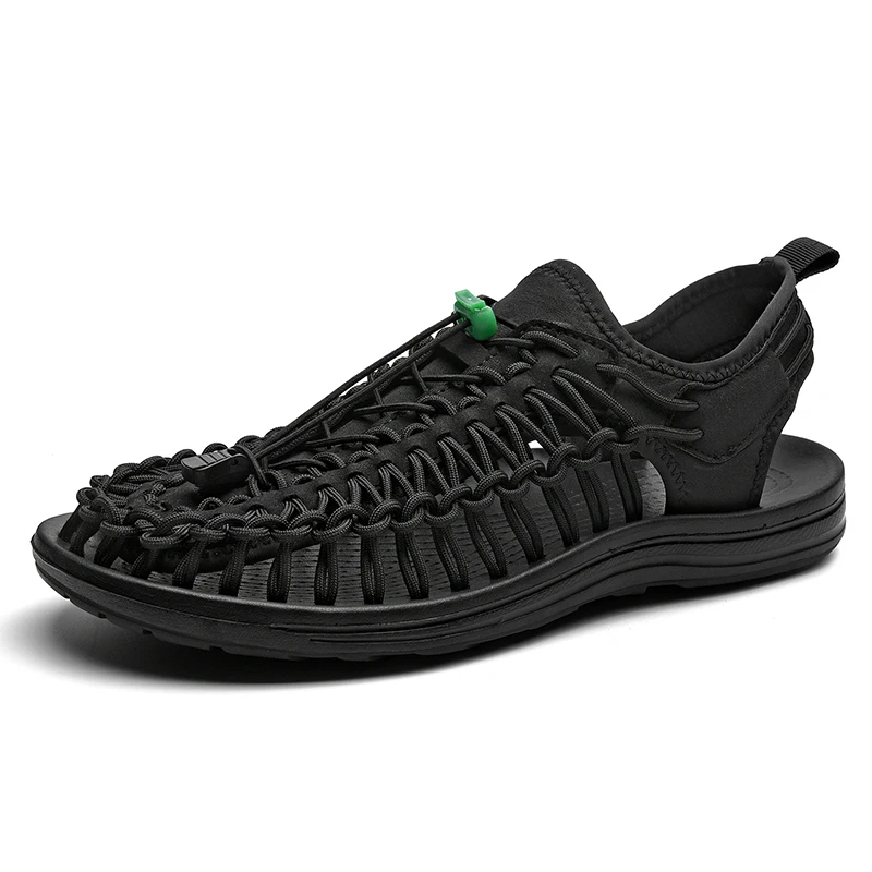 

Trendy sandals woven river tracing men's casual fashion shoes