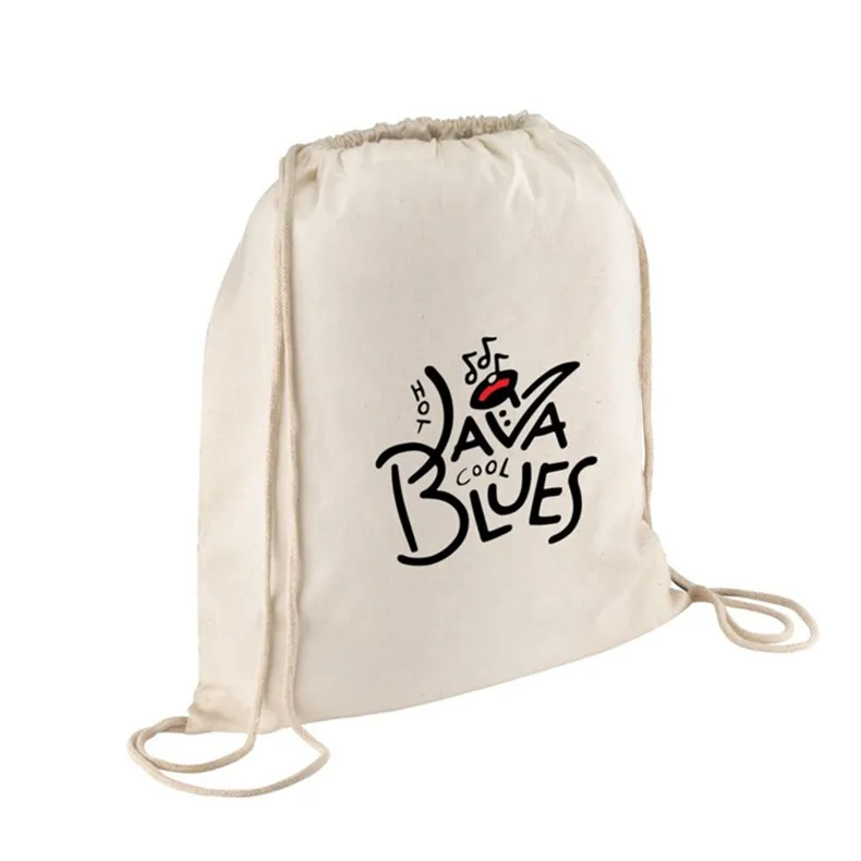 

wholesale dust draw string packaging custom logo cotton bags with drawstring