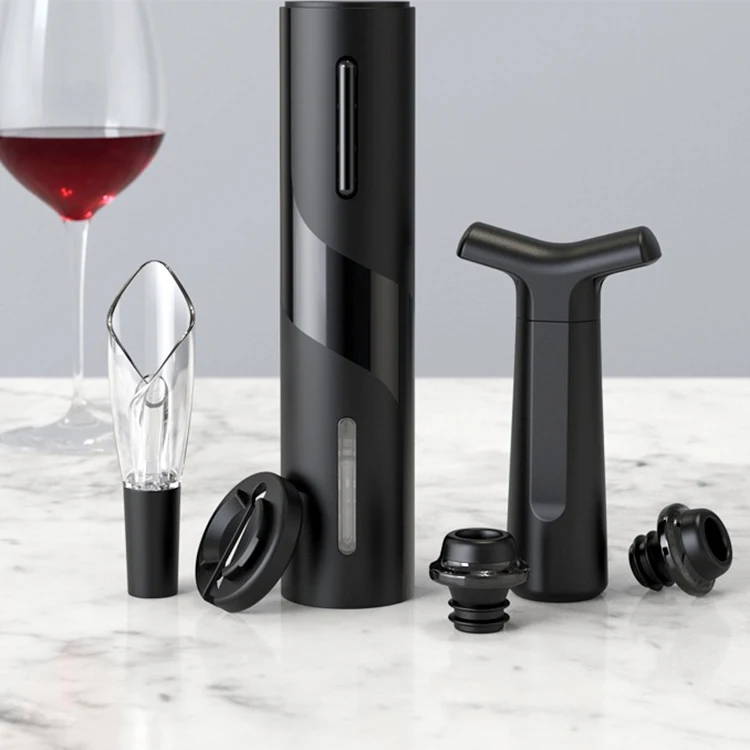

European and American fashion professional rechargeable red wine opener and electric wine opener, Black
