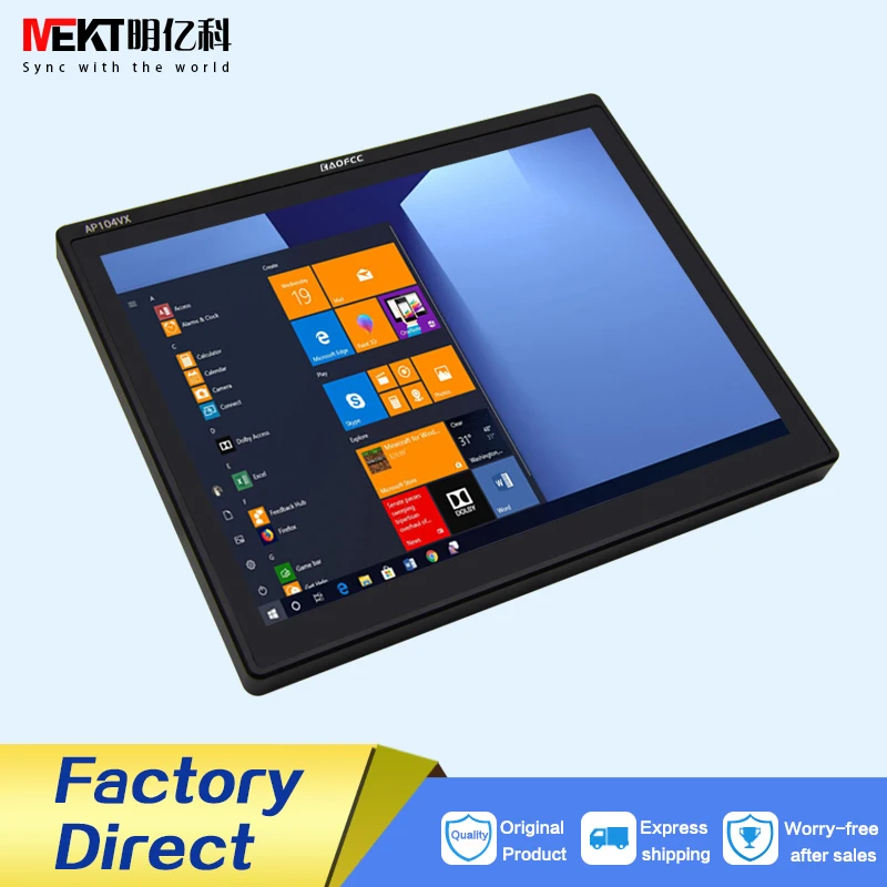 

smart android tablet pc 10/10.4 inch touch screen monitor Capacitive multi-touch all in one android RJ45 RS232 wifi