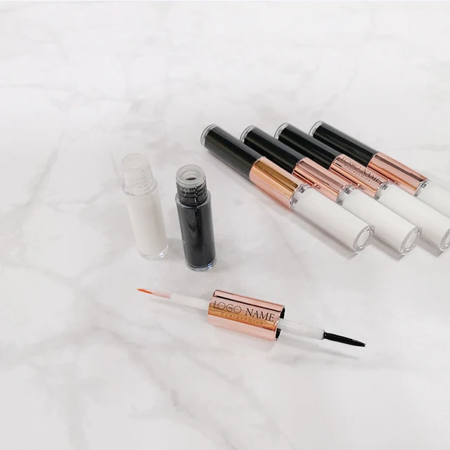 

Wholesale high quality vegan natural false eyelash glue in bulk, Black white