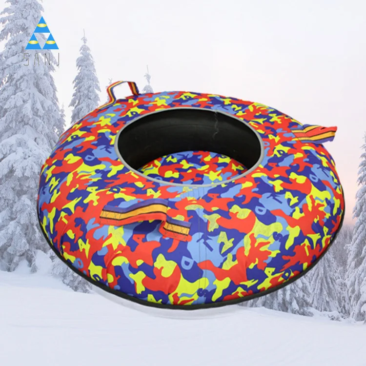 

2 riders Hot Selling Customization Heave-duty Pvc Winter Sled Tubes Commercial Snow Tube