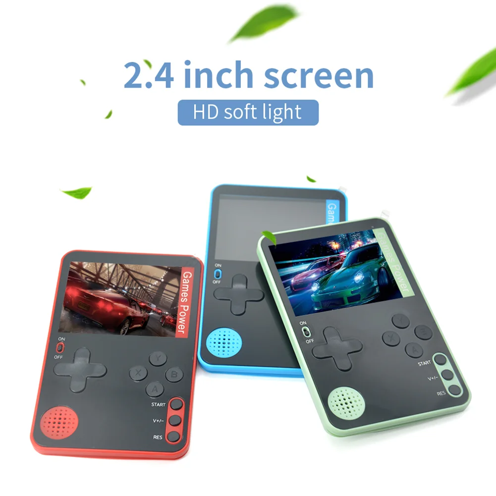 

New Arrival Handheld Game Console Ultra-thin Rechargeable Gamepad with Built-in 500 in 1 Games