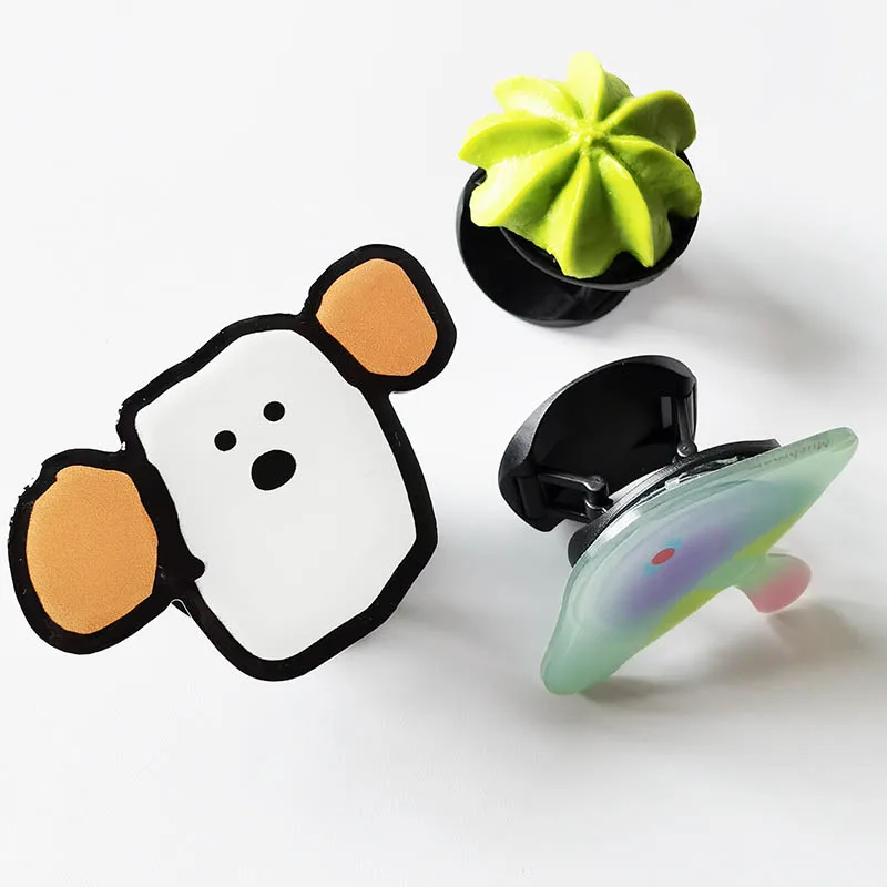 

cheapest wholesale custom logo mobile universal phone socket griptok, Transparent