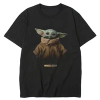

Lovely Baby Yoda Mandalorian T Shirt Men/women Movie T-shirt Streetwear Tshirt Male/female Top Tee Trend Fans wholesale