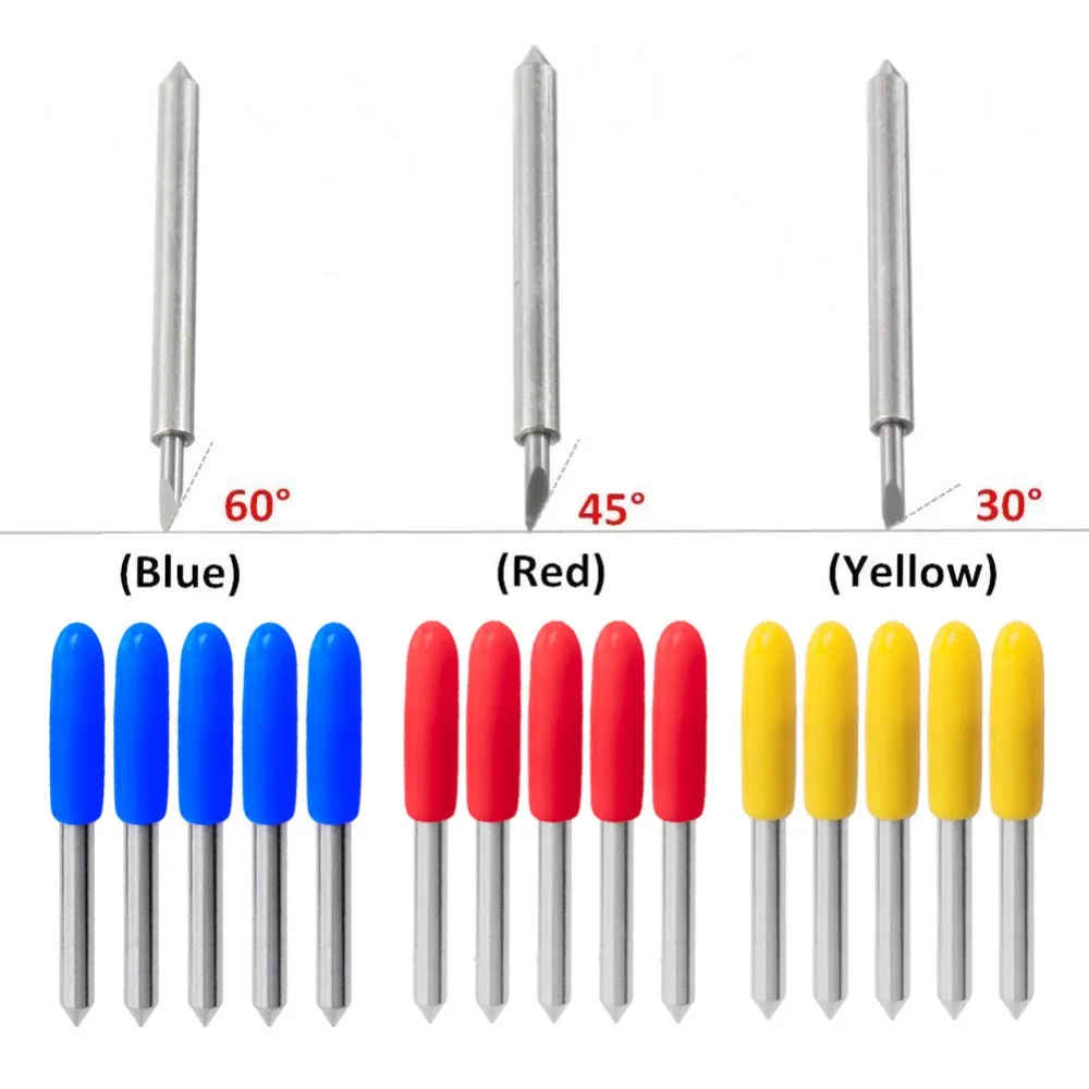 
K50 HQ 15 pcs package Roland GCC Liyu Vinyl Cutter Cutting Plotter Blades 2.5mm GCC Vinyl Cutter Cutting Plotter Blades 