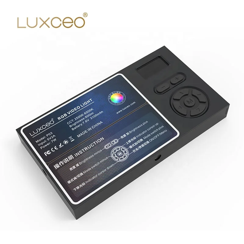

Best Selling RGB Video Panel Light 7W 2500K-6500K Small Size Aluminum Body Photographic Panel Lighting