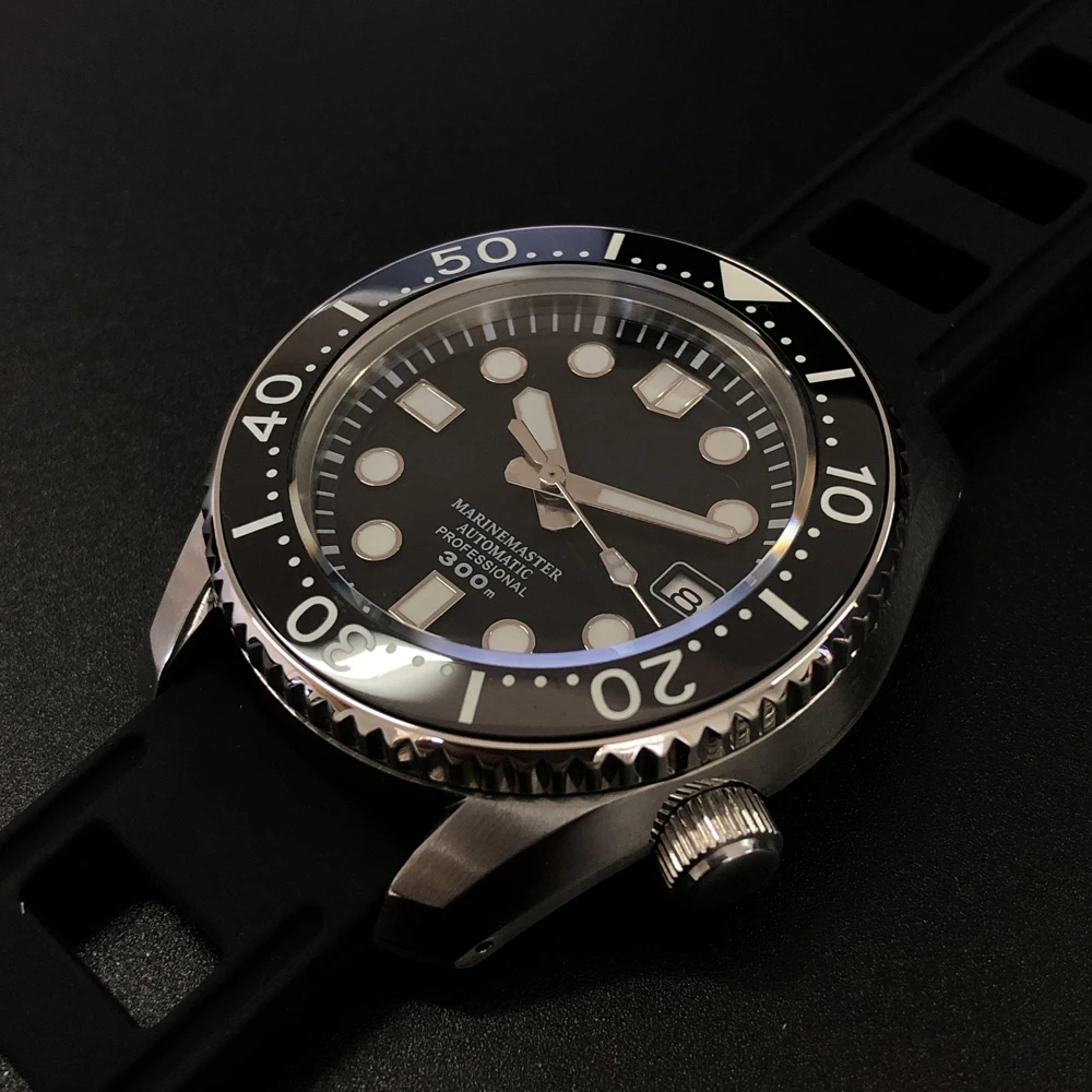 SD1968 STEELDIVE 30atm 300 meters waterproof  No Logo diving watches les hommes regardent