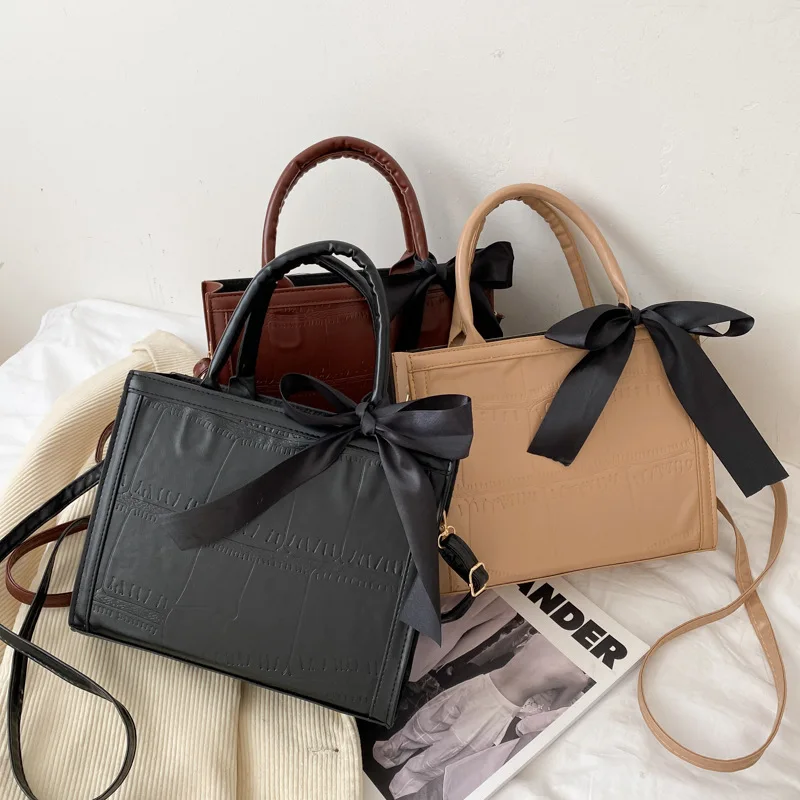 

2021 High Quality Women Tote Bag Large Capacity Lady Crossbody Bags Trendy Leather Hand Bags, As picture
