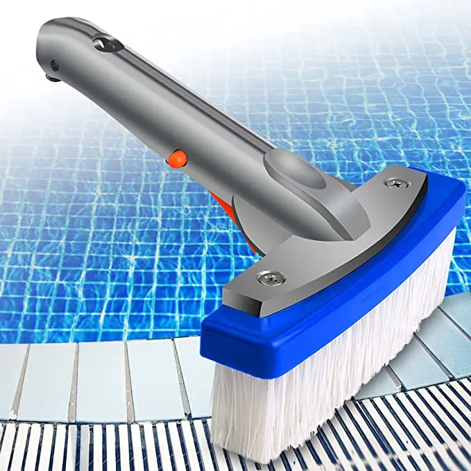 

EE014 Pool Cleaning Brush Tub Pond Ground Wall Floor Scrubbing Cleaning Brushes Heavy Duty Swimming Pool Cleaning Brush, Blue