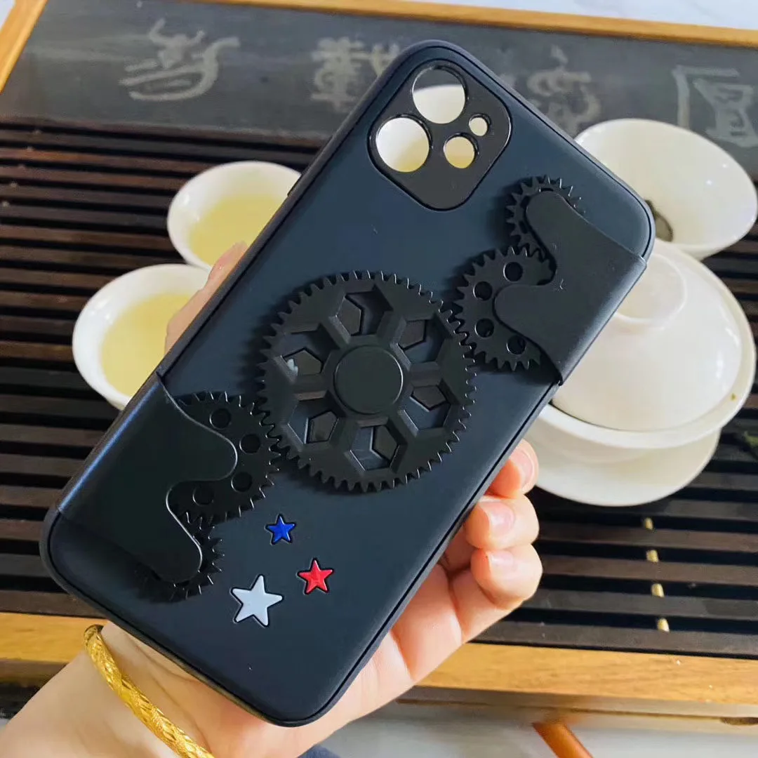 Funda De Teléfono Moderna Con Rotación,Carcasa Suave De Tpu Para Iphone