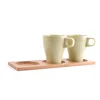 Drink - Be Nice The Table, Eco-Friendly Bamboo Coffee Cup Mat Fancy Coaster Custom
