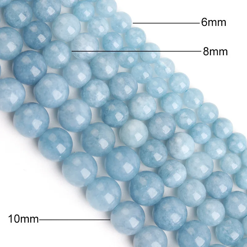 

Natural Stone Beads Apatite Tourmaline Agates Round Loose Spacer Beads For Jewelry Making DIY Charms Bracelet Necklace