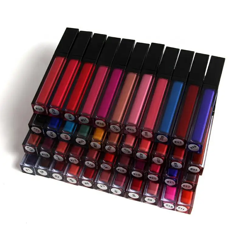

99 Color Matte Lipgloss Make your own logo wholesale liquid lipstick
