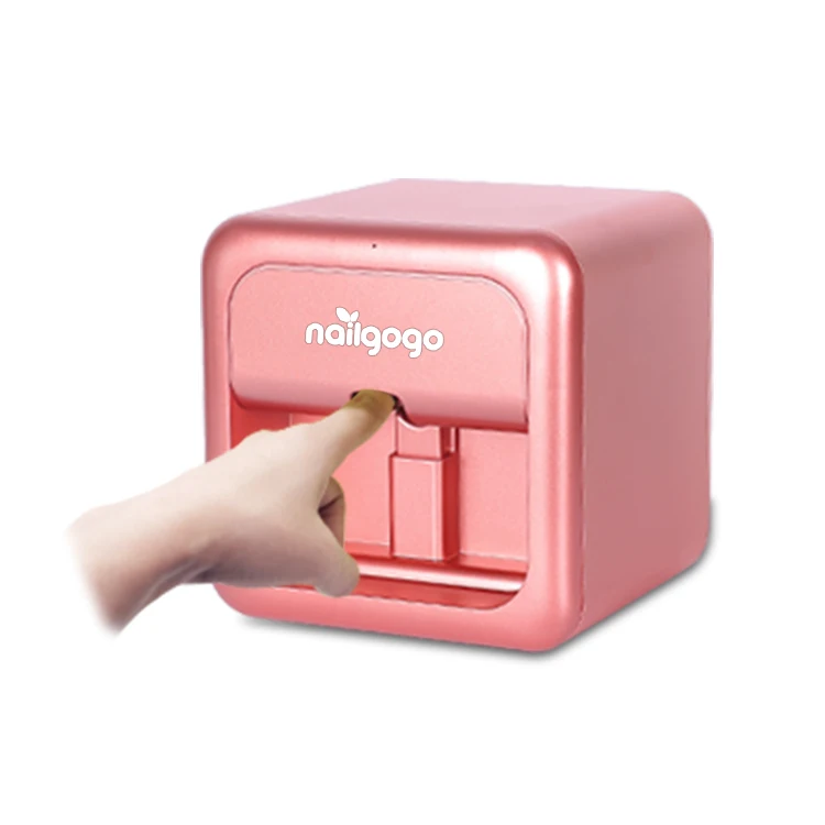 Nailgogo nails printing machine digital screen nail printer 3d nail printers portable painting machine