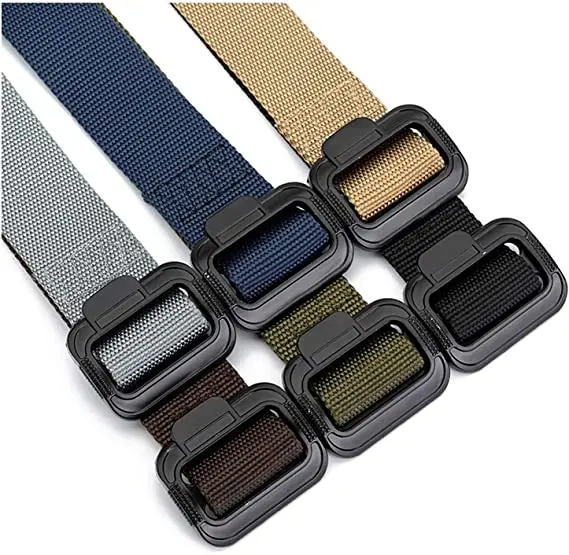 

New Tactical Belt Men's Nylon Fabric Military Combat Tactical Belt wholesale Hunting Hiking Sports Fabric Belt