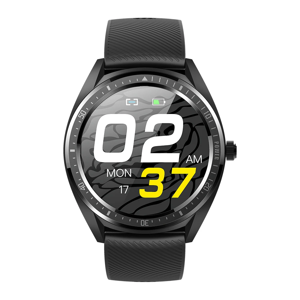 

High Quality Popular Kingwear KW33 Thin casebody 340mAh Battery Remotely Control IP68 Waterproof Smartwatch