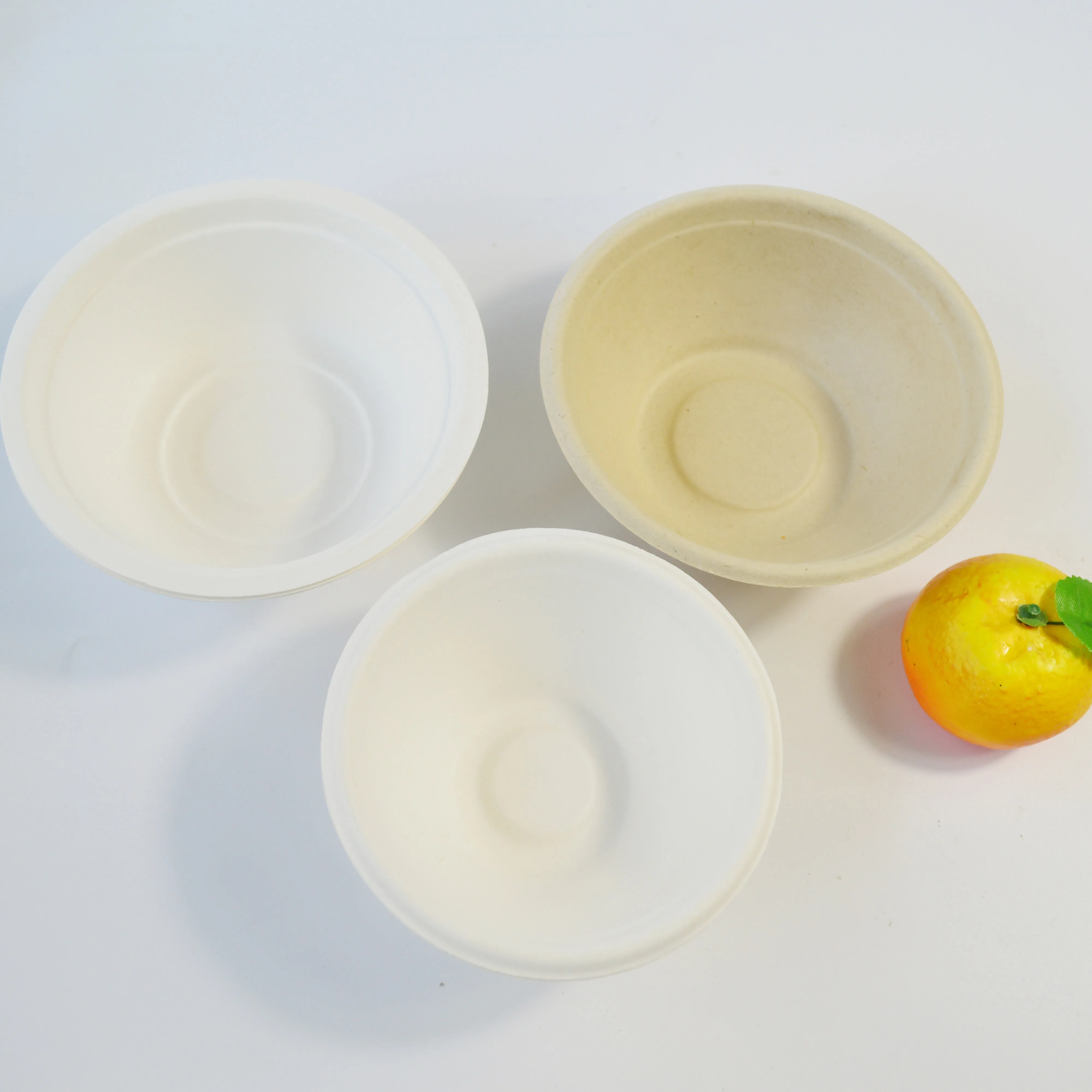 

Christmas Use Fried Chicken Paper Bowl Biodegradable Disposable Microwavable Sugarcane Bagasse Soup Paper Bowl With Lids 30oz