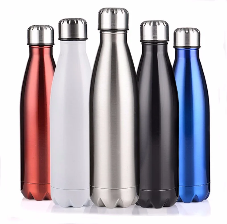 

Double Wall Vacuum Flask Water Sipper Cola Bottle on Sale Design Sublimation Stainless Steel New Vacuum Flasks & Thermoses, Silver ,white, green, red,blue, pink...
