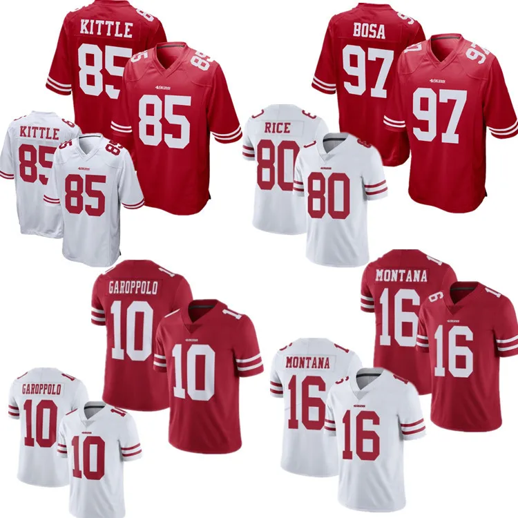 

Wholesale American Football Jersey Uniform San Francisco 49er Nfl Jerseys 25# 7# 80# 99# 22# Nfl Teams Football Jersey, Customized color