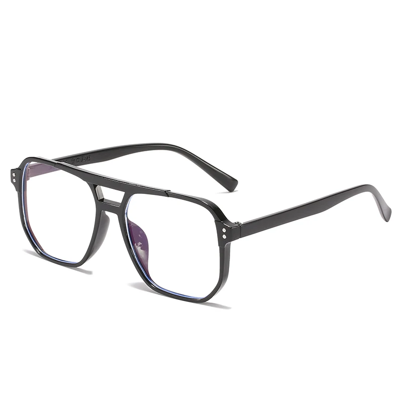 

Anti-blue Glasses New Large Thick Frame Polygonal Frame For Women Men