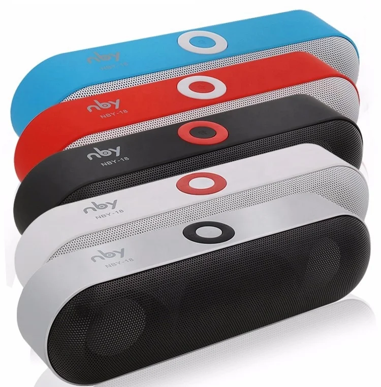 

2021Hot Sales NBY 18 mini Pill 6w outdoor Subwoofer wireless speakers Portable Altavoz bocinas Parlantes Wireless Speaker, Black,blue,red,silver