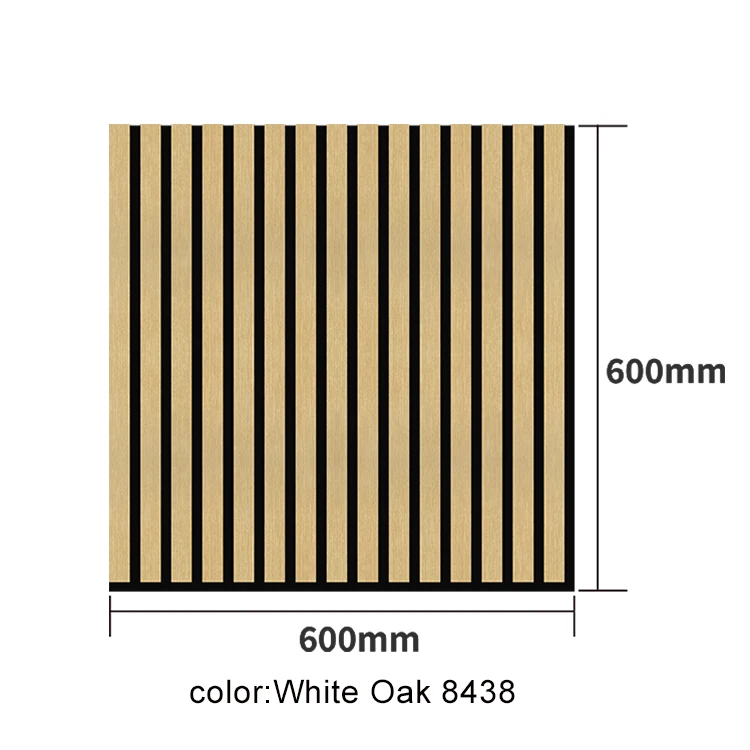 Decorative Acoustic Panel Wooden Slat Akupanel for Living Room Hotel Wood Wall Panel