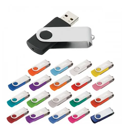 

Swivel USB Flash Drive Custom USB Stick with Logo Printing 4GB 8GB 16GB 32GB 64GB Custom USB Stick, Multi