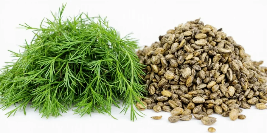 Jar of dried dill stored in a spice rack