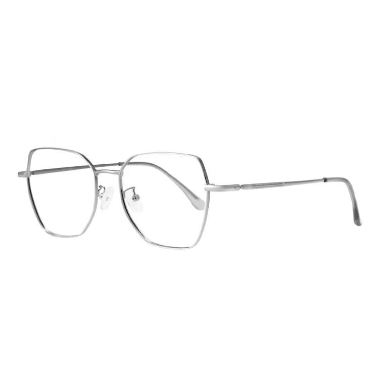 

Latest Design Product Stainless Steel Women Eyeglasses Frames Metal Anti Blue Light Glasses