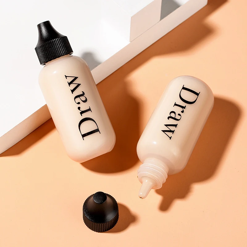 

Wholesale Lasting Moisturizing Brightening Skin Cheap 24 Hours Waterproof Private Label Makeup Cosmetics Foundation Liquid, 4 colors