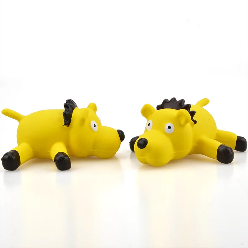 

Hot sale custom silicone cute poodle toy bite resistant silicone pet toy