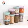 factory direct supplier price foldable glass storage jar with screw lid