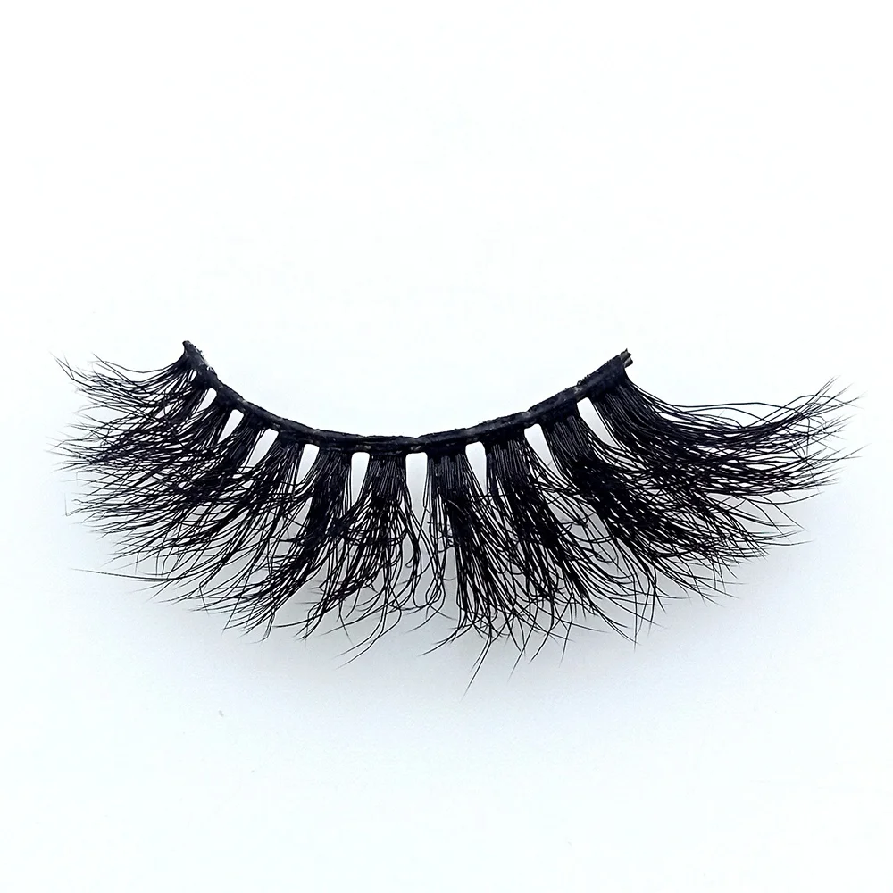 

wholesale 16mm 18mm 20mm mink lashes own logo eyelash box packaging wispy eyelashes high quality