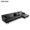 sofas modernos e luxuosos l shaped real leather sofa italian sofa