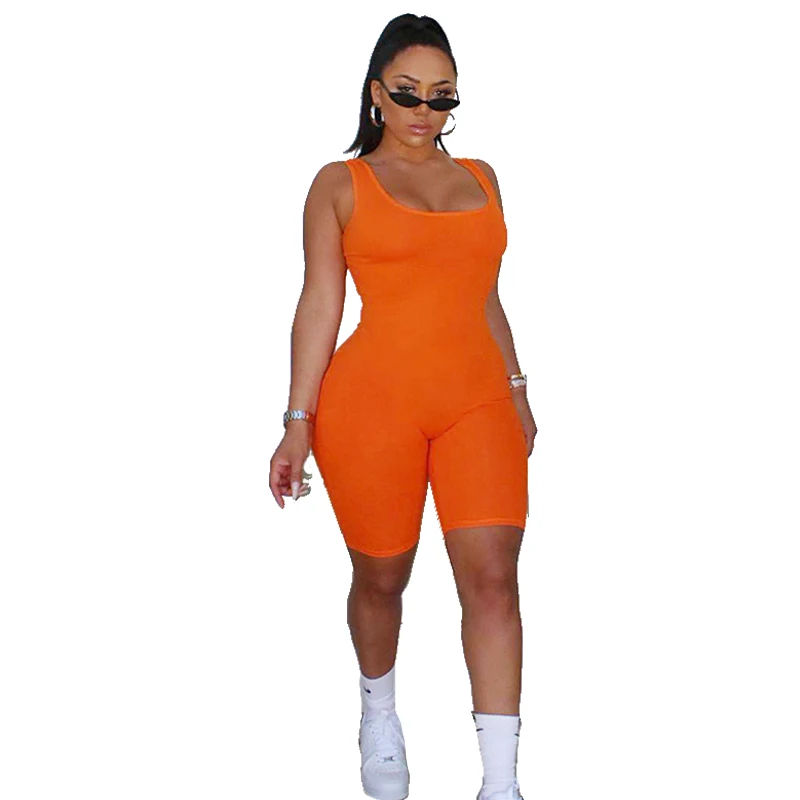 

Tank Tops Shorts Romper Bodysuit Tights Sexy Exercise Fitness Sports Women Jumpsuits Rompers, Picture color
