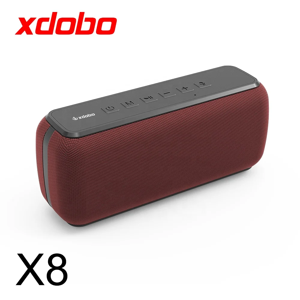 

XDOBO 60W Waterproof IPX5 Long Playtime Support TF Card Portable Mini Wireless Speaker with Subwoofer TWS Function
