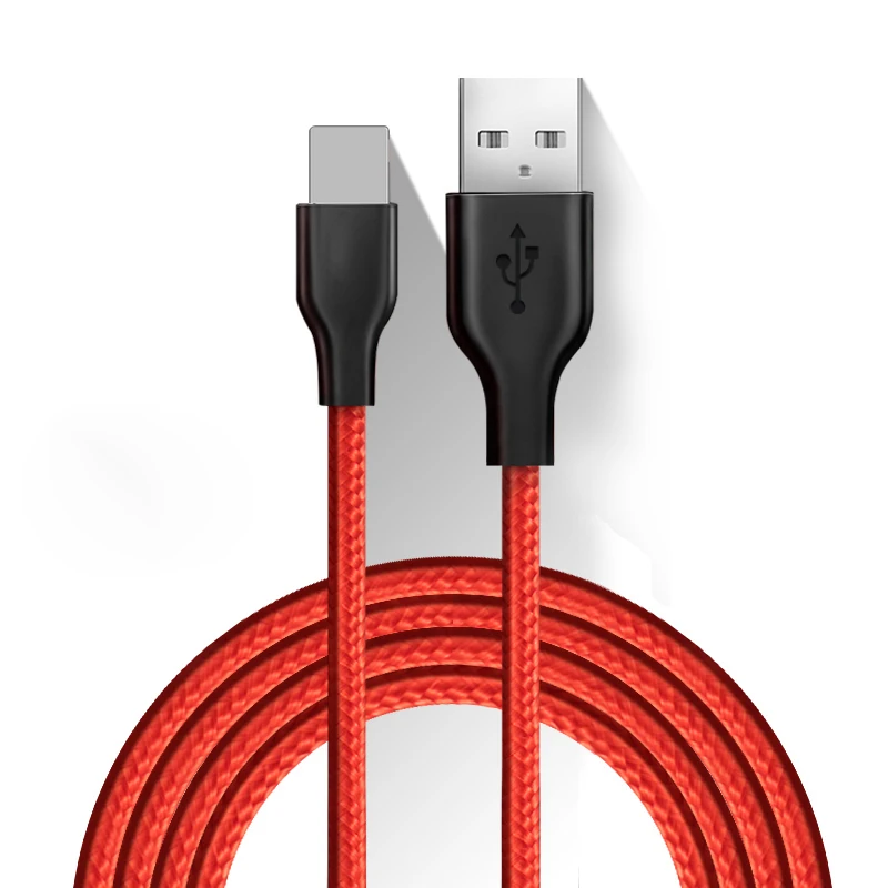 

PUJIMAX usb 8pin Cable 2A Nylon braided 0.25m/1m/2m cord For iPad Charging USB Data Cable, Black/grey/red