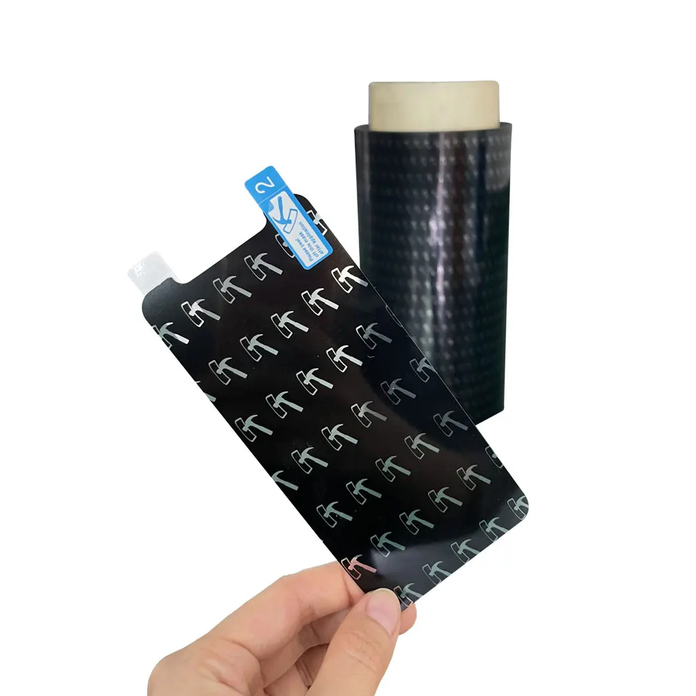 

Nano Hammer Anti Shock TPU Screen Protector Roll Material PET Raw Material From USA With Laser Cutting Machine