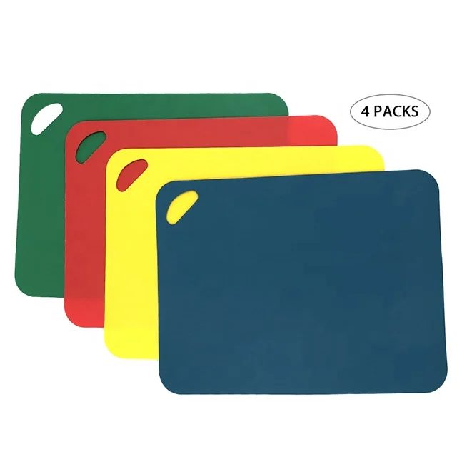 

Extra Thick Plastic Cutting Board Mats Colour Cutting Mat Set Of 4