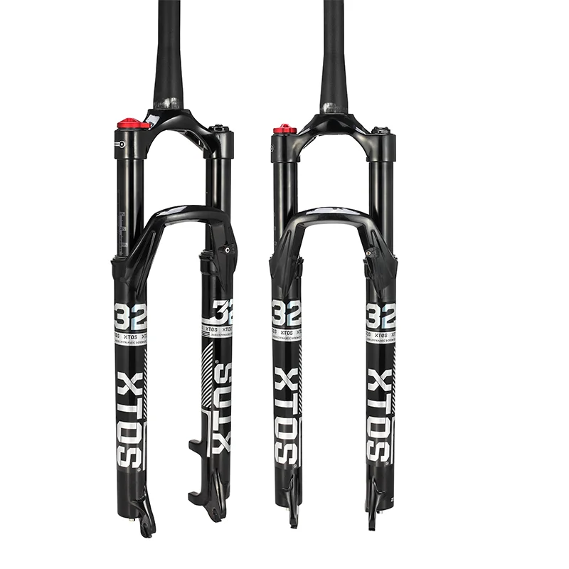 

XTOS High quality Magnesium Alloy air fork 26/27.5/ 29er front fork line control suspension mtb fork