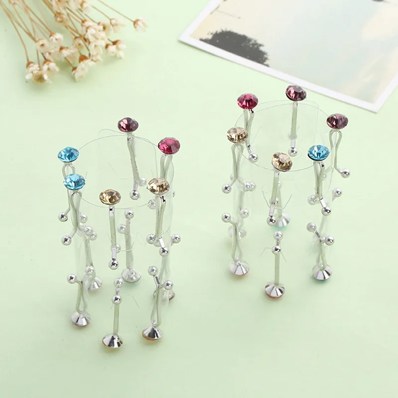 

Diamond-studded Muslim women's U-shaped pin Rhinestone brooch clip Gypsophila turban jewelry