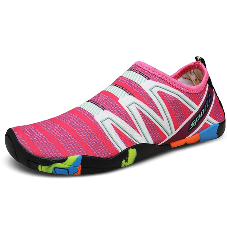 

2020 new design fast dry couple beach swimming diving shoes, Sapphire blue, dark blue, grey, plum purple