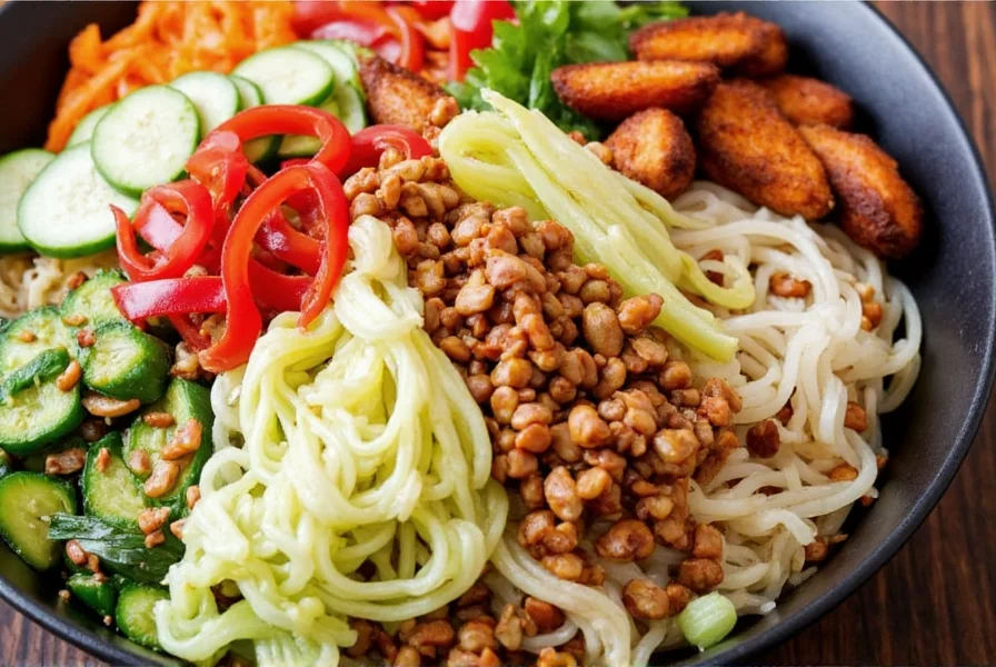 Sautéed Bibimbap Vegetables