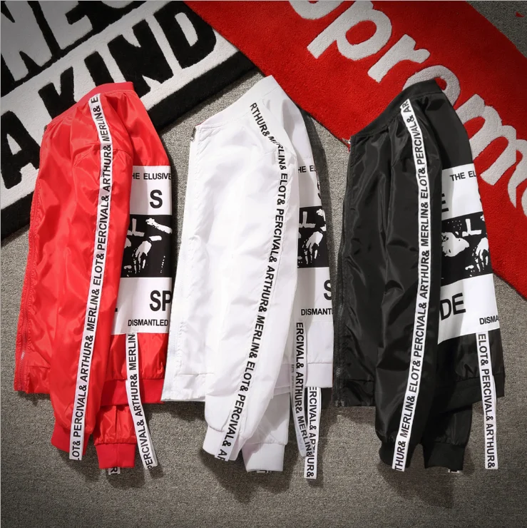 

Jacket men spring and autumn trend fashion handsome clothes windproof warm casual tooling new men's cost