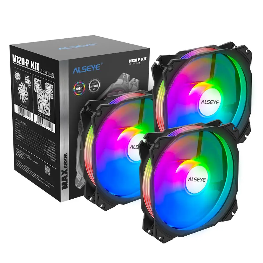 

Alseye pc ventilatorpc coolinh fan rgb fan with controller