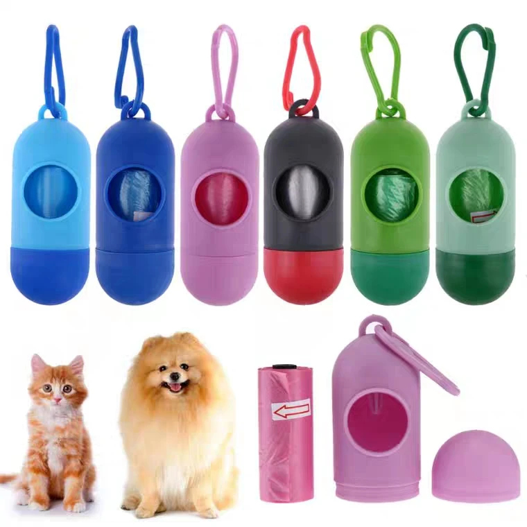 

Portable Customized Pet Garbage Bag Box Pill Dispenser Set Pet Supplies