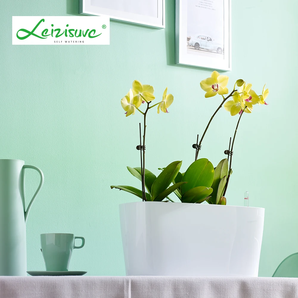 

Customized planter macetas plastico plastic flower pot decorate