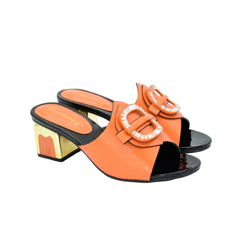 

2020 African Hot selling high heel woman shoes and matching D200801, Picture